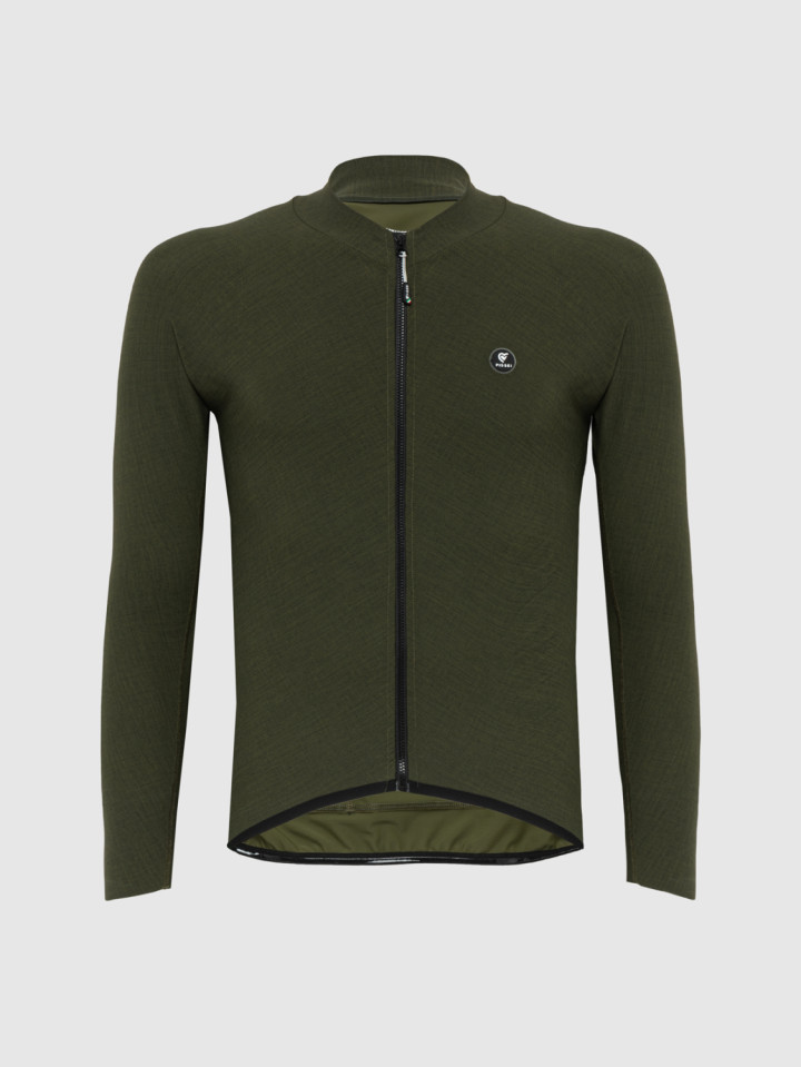 Pissei Maglia Manica Lunga Primapelle Verde/Melange